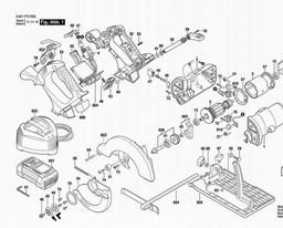 Bosch Cordless Circular Saw GKS 36 V-LI spare parts