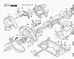 Bosch Circular Hand Saw GKS 7000 spare parts