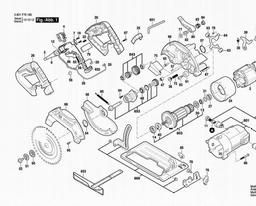 Bosch Circular Hand Saw GKS 66 X spare parts