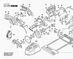Bosch Cordless Circular Saw GKS 10,8 V-LI spare parts