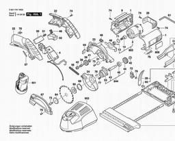 Bosch Cordless Circular Saw HKS 10-A spare parts