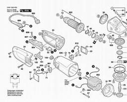 Bosch Universal Angle Grinder GWS 26-230 spare parts