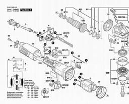 Bosch Angle Grinder AG50-10 spare parts