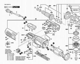 Bosch Angle Grinder AG40-85P spare parts