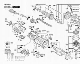 Bosch Angle Grinder AG50-11VS spare parts