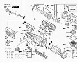 Bosch Angle Grinder AG50-11VSPD spare parts