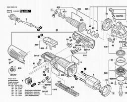 Bosch Angle Grinder AG40-11P spare parts