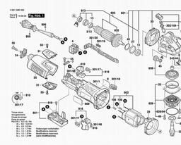 Bosch Angle Grinder GWS 12-125 CI spare parts