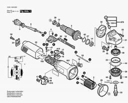 Bosch Angle Grinder GWS 7-115 spare parts