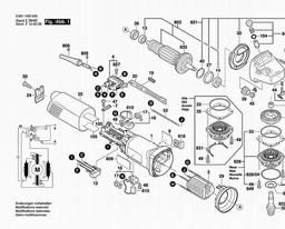Bosch Angle Grinder GWS 8-115 spare parts