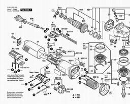 Bosch Angle Grinder GWS 11-125 CI spare parts