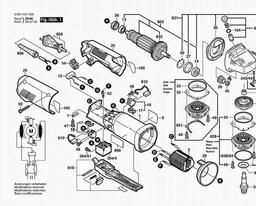 Bosch Angle Grinder GWS 8-115 Z spare parts