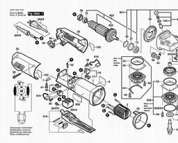 Bosch Angle Grinder 1810  PS spare parts