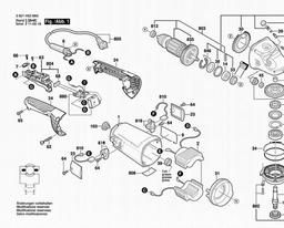Bosch Angle Grinder GWS 26-230 JH spare parts