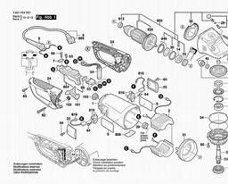 Bosch Angle Grinder BAG 230-1 CLB spare parts