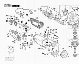 Bosch Angle Grinder BAG 230-1 CLB spare parts