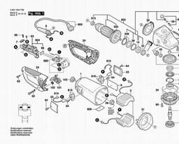 Bosch Angle Grinder BAG 230-1 CLB spare parts