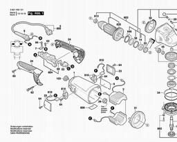 Bosch Angle Grinder GWS 26-180 JH spare parts