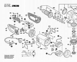 Bosch Angle Grinder GWS 26-230 JBV spare parts