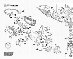 Bosch Angle Grinder GWS 26-230 B spare parts