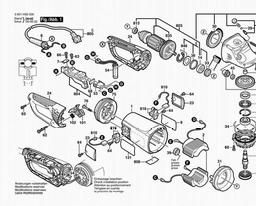 Bosch Angle Grinder GWS 26-230 JBV spare parts