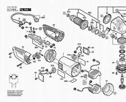 Bosch Angle Grinder GWS 26-230 JBV spare parts