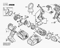 Bosch Cordl Perc Screwdr GSB 18 VE-2LI spare parts