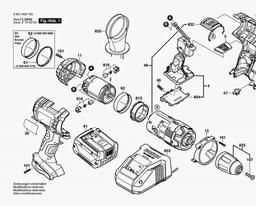 Bosch Cordl Perc Screwdr GSB 14,4 VE-2LI spare parts