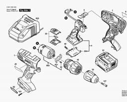Bosch Cordless Drill Driver GSR 14,4 V-LI spare parts