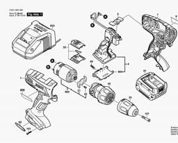 Bosch Cordless Drill Driver GSR 14,4 V-LI spare parts
