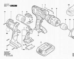 Bosch Cordl Perc Screwdr GSB 14,4 VE-2-LI spare parts