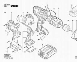Bosch Cordless Screw Driver IDI 246 spare parts