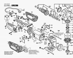 Bosch Angle Grinder GWS 24-230 JVX spare parts