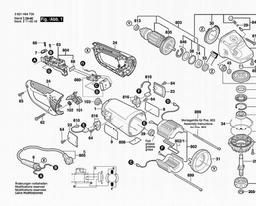 Bosch Angle Grinder GWS 24-230 JBX spare parts