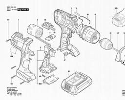 Bosch Cordless Drill Driver GSR 14,4 VE-2-LI spare parts