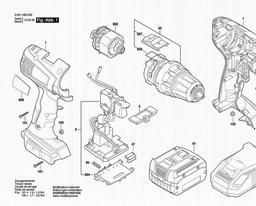 Bosch Cordless Drill Driver BS 14-A COMPACT spare parts