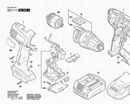 Bosch Cordless Drill Driver BS 18-A COMPACT spare parts