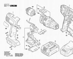 Bosch Cordl Perc Screwdr BS 18-A COMPACT COMBI spare parts
