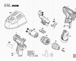 Bosch Cordless Drill Driver GSR 12-2-LI spare parts