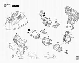 Bosch Cordless Drill Driver BS 10-A spare parts