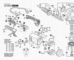 Bosch Angle Grinder GWS 22-230 JH spare parts