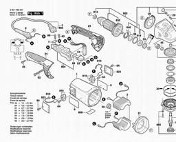Bosch Angle Grinder GWS 22-230 JH spare parts