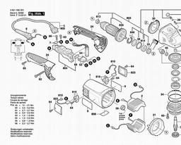 Bosch Angle Grinder GWS 22-230 JH spare parts