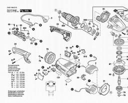 Bosch Angle Grinder 1974-8D spare parts