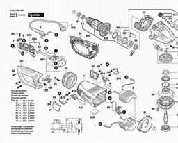 Bosch Angle Grinder GWS 26-230 LVI spare parts