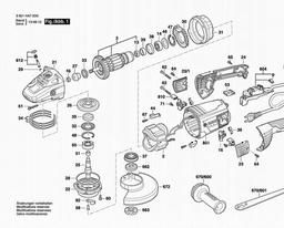 Bosch Universal Angle Grinder GWS 22 U spare parts