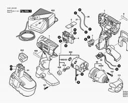 Bosch Impact Wrench GDR 18 V spare parts