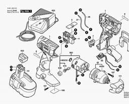 Bosch Impact Wrench 23618 spare parts