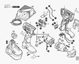 Bosch Impact Wrench 22618 spare parts