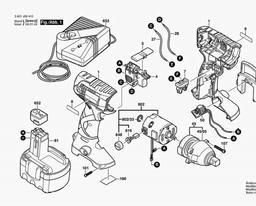 Bosch Impact Wrench 22614 spare parts